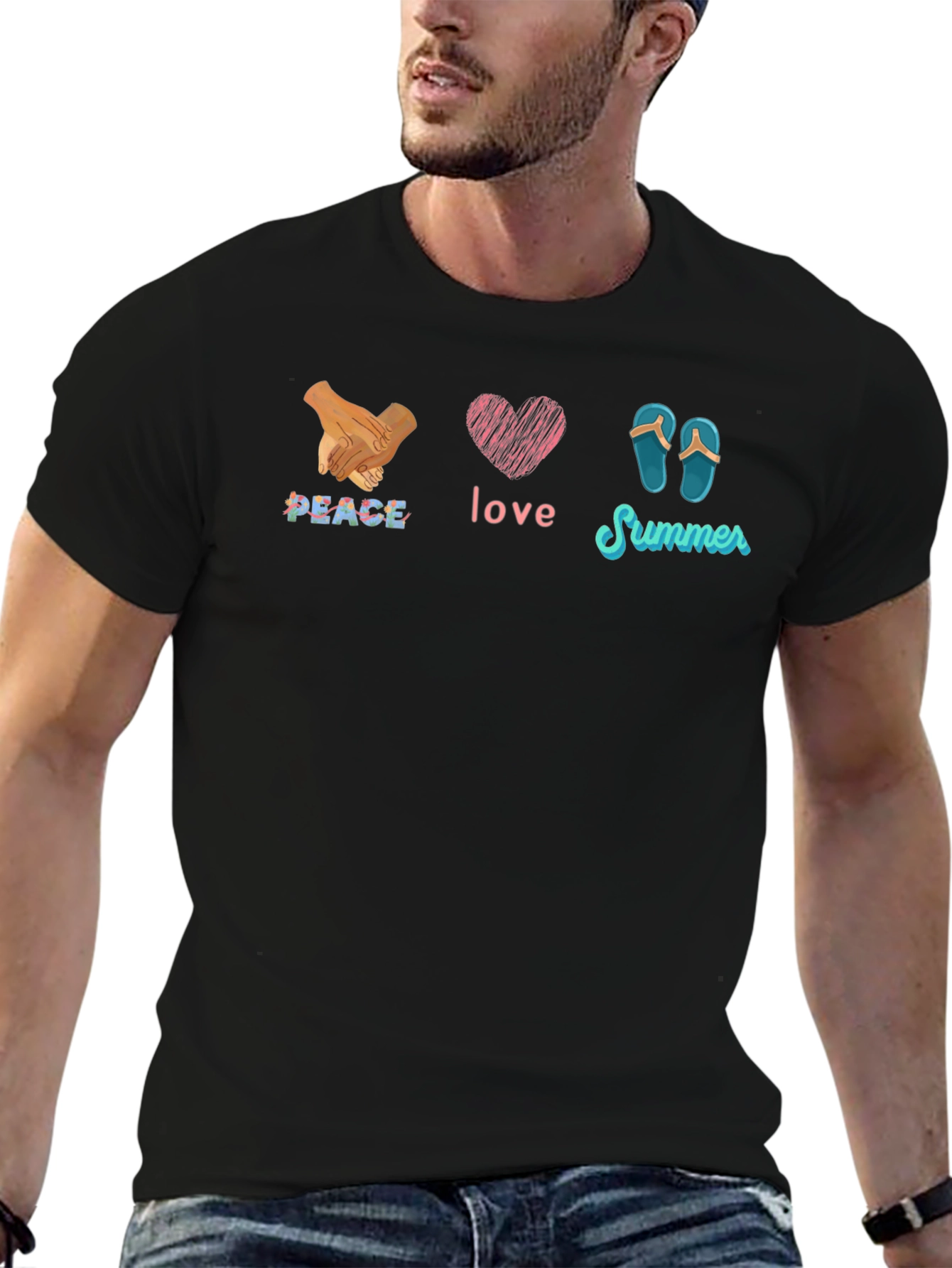 Peace Love Summer Graphic Tee