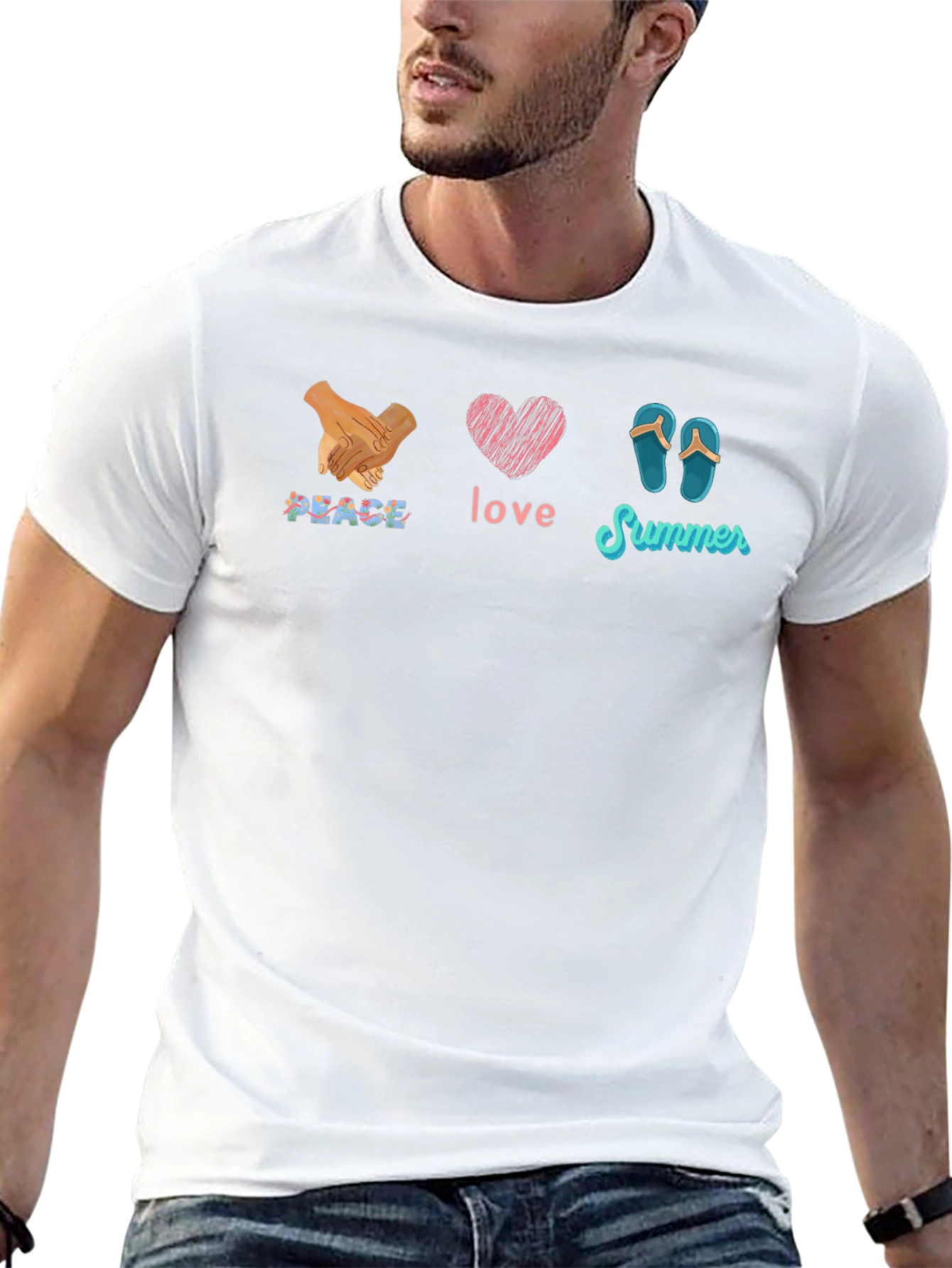 Peace Love Summer Graphic Tee