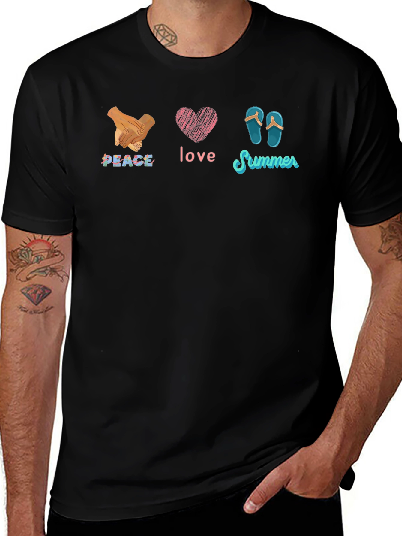 Peace Love Summer Graphic Tee