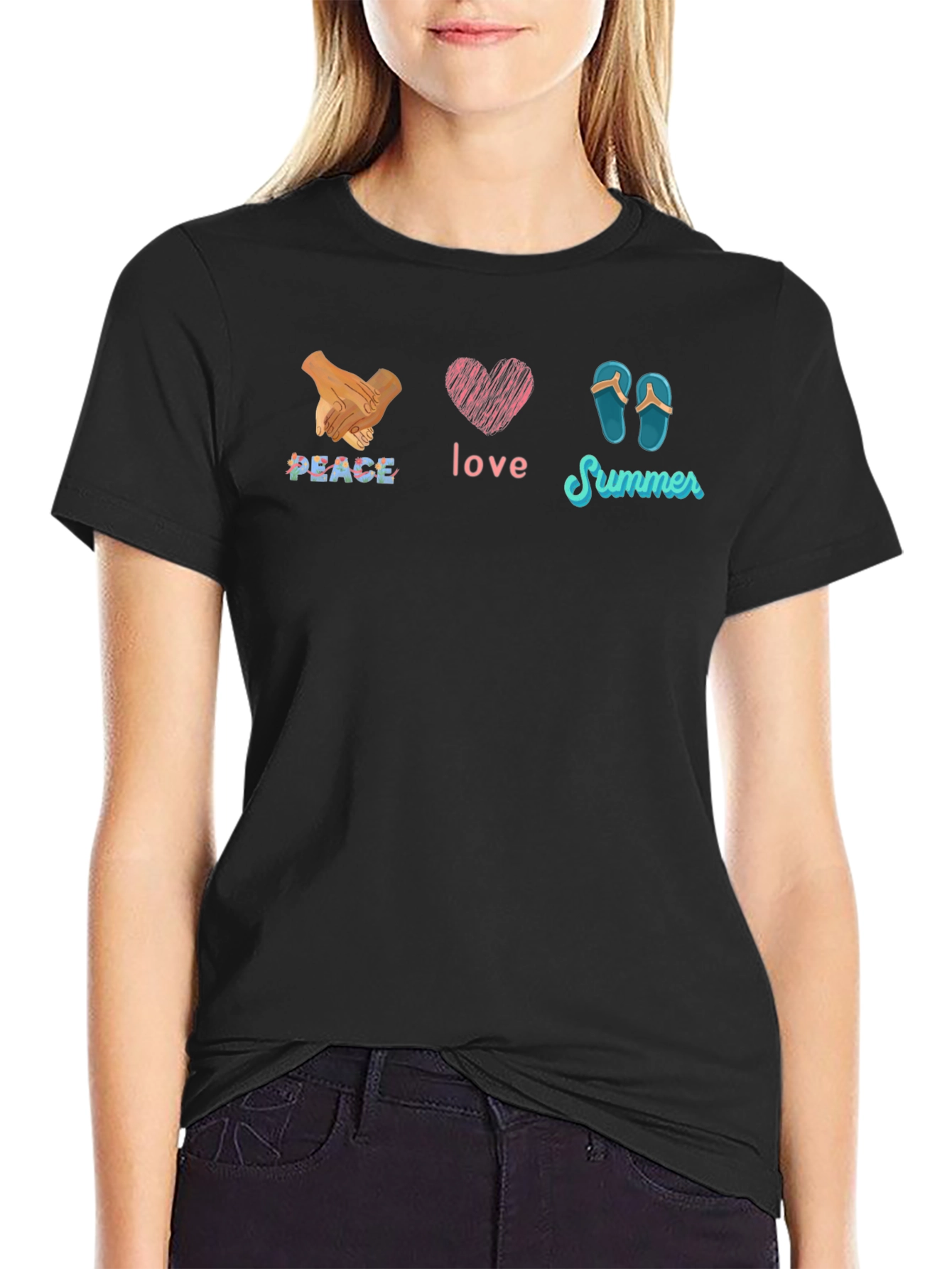 Peace Love Summer Graphic Tee