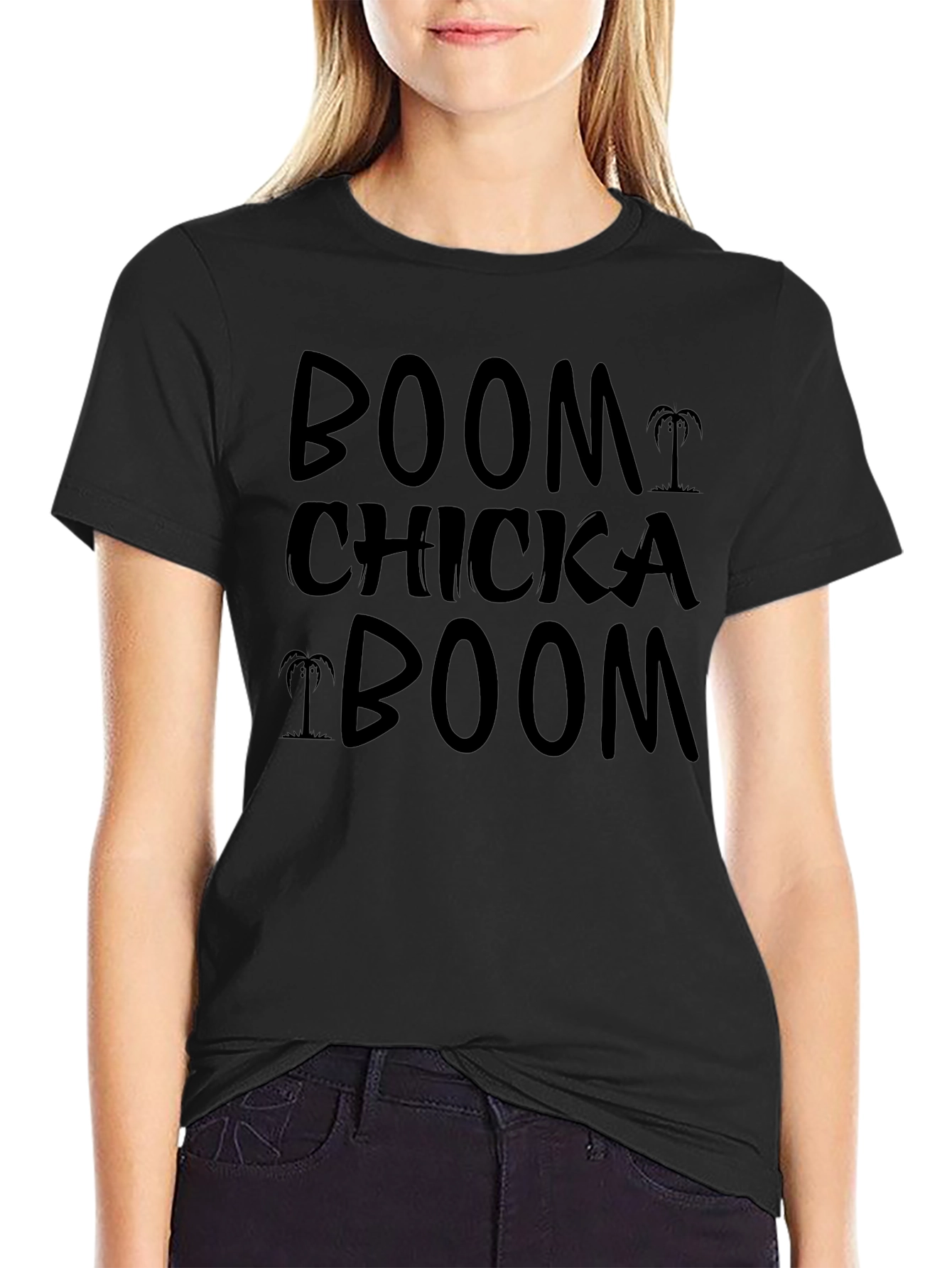 Boom Chicka Boom T-Shirt - Fun Novelty Tee