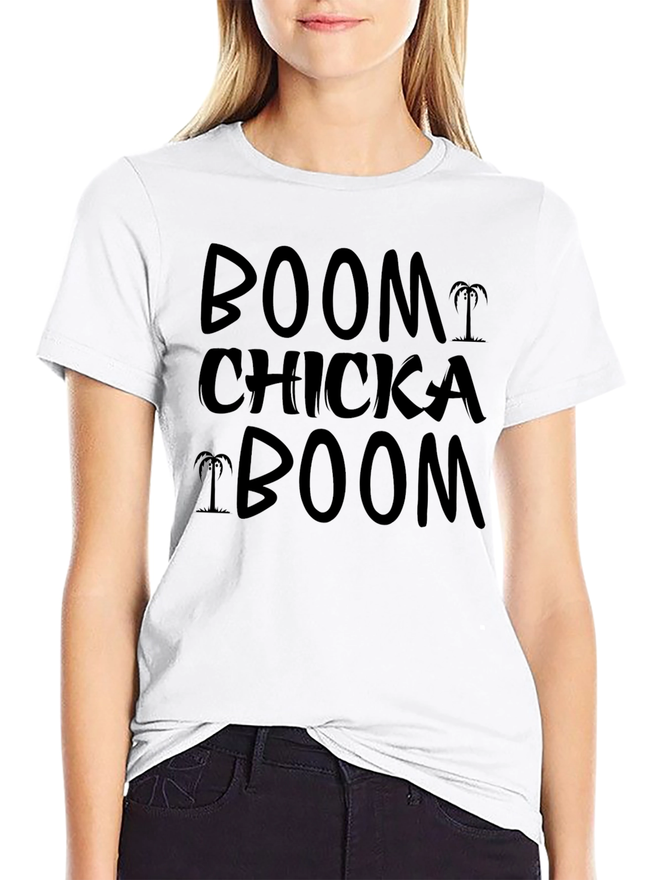 Boom Chicka Boom T-Shirt - Fun Novelty Tee