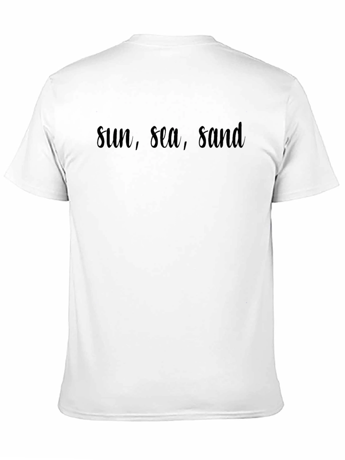 Sun Sea Sand Black T-Shirt