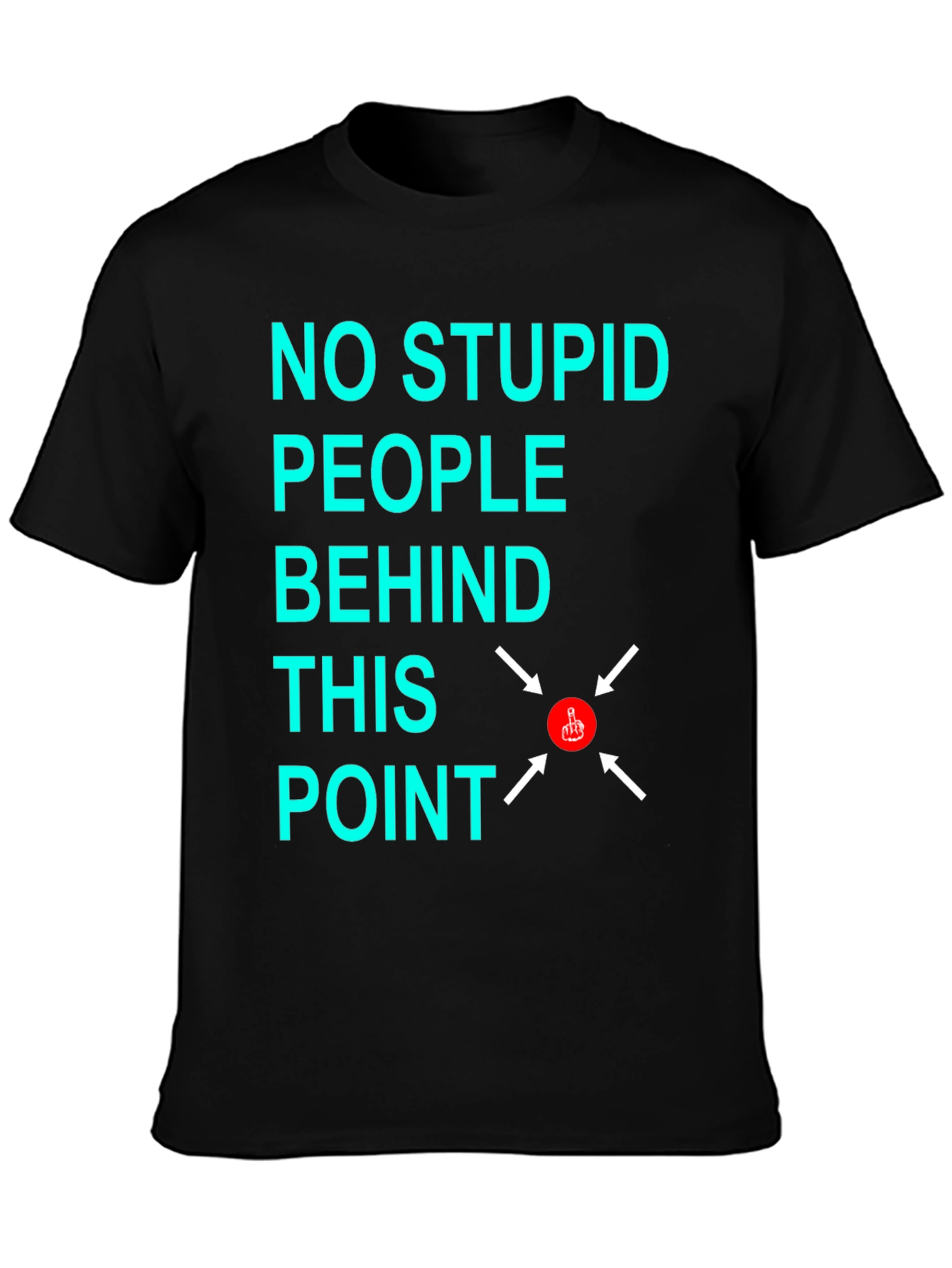 No Stupid People Graphic T-Shirt