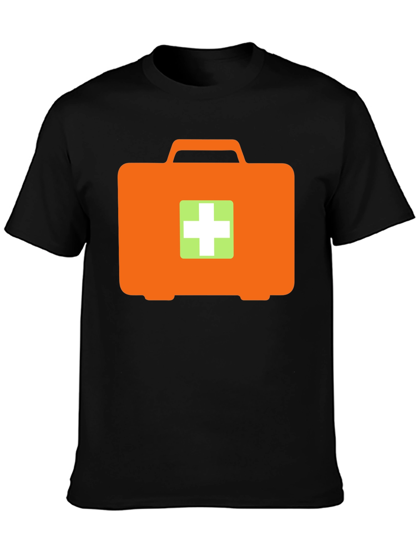 First Aid Kit T-Shirt - Black Medical Graphic Tee