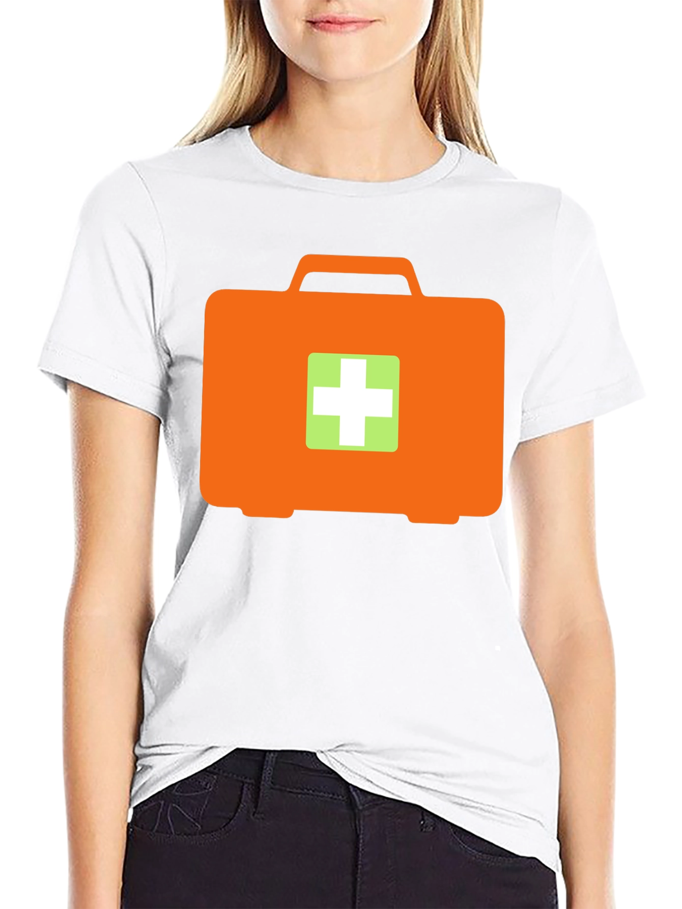 First Aid Kit T-Shirt - Black Medical Graphic Tee