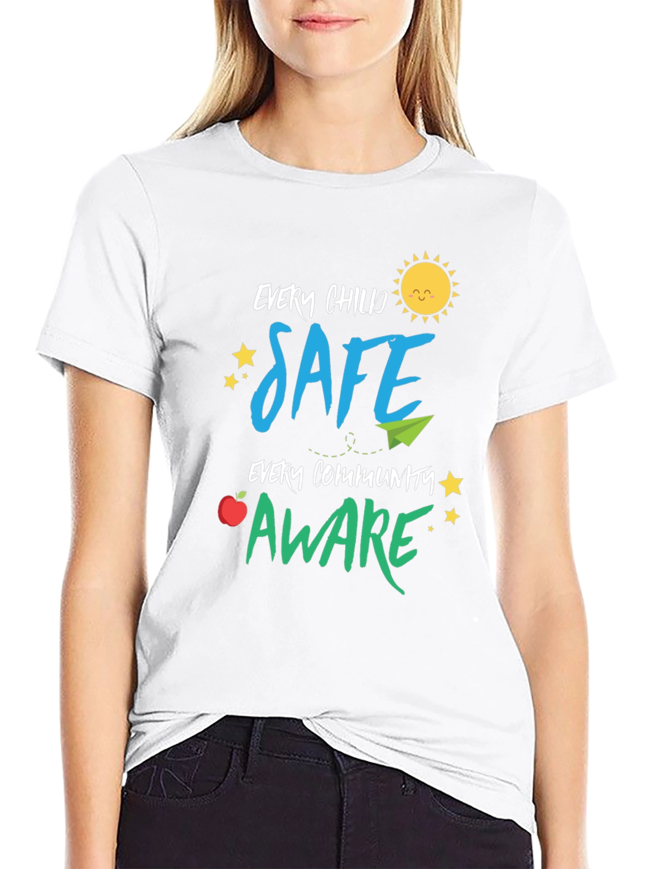 Every Child Safe Aware Graphic T-Shirt
