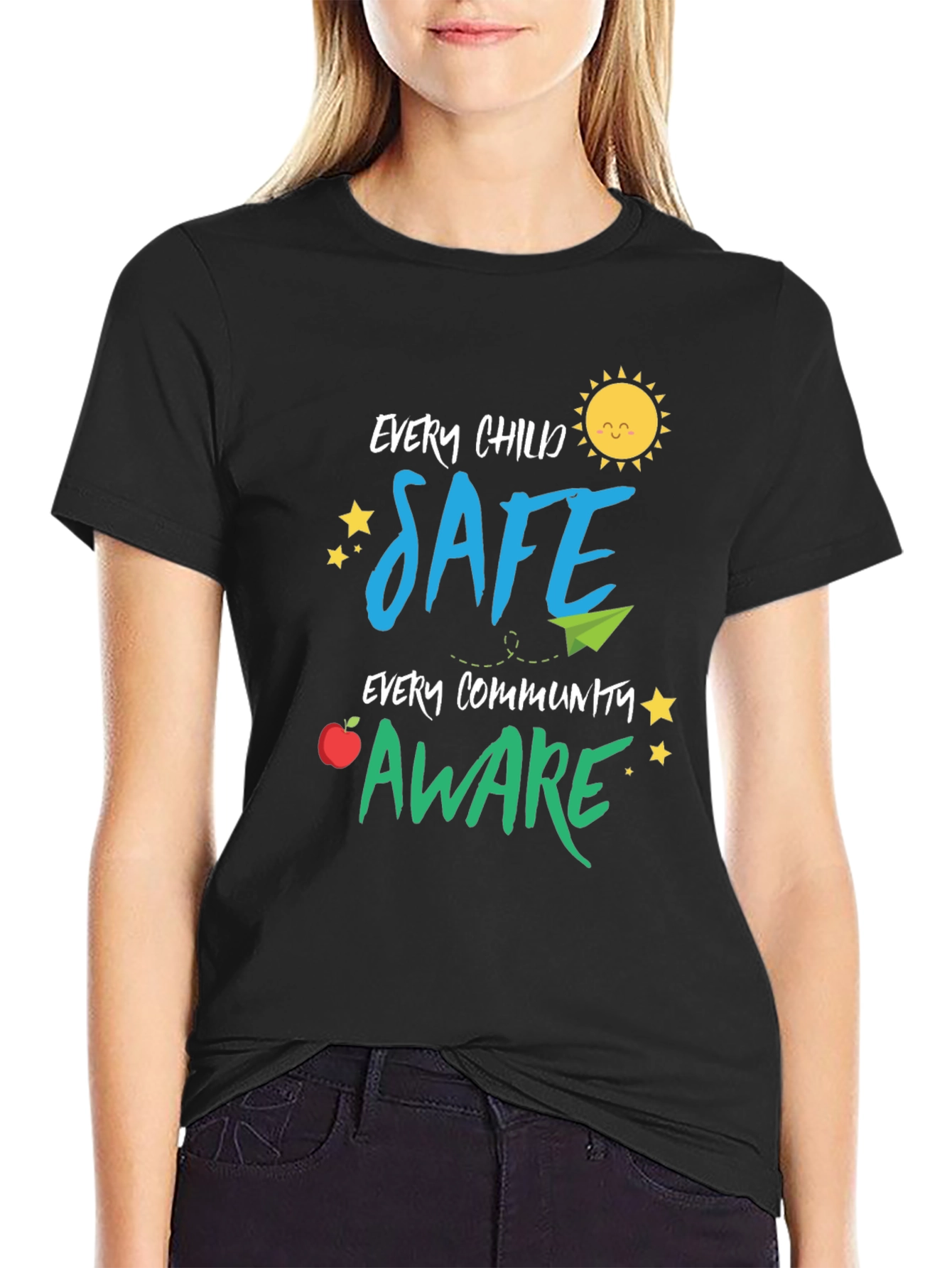 Every Child Safe Aware Graphic T-Shirt