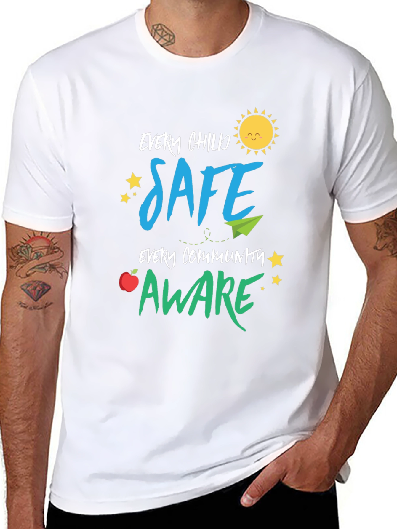 Every Child Safe Aware Graphic T-Shirt
