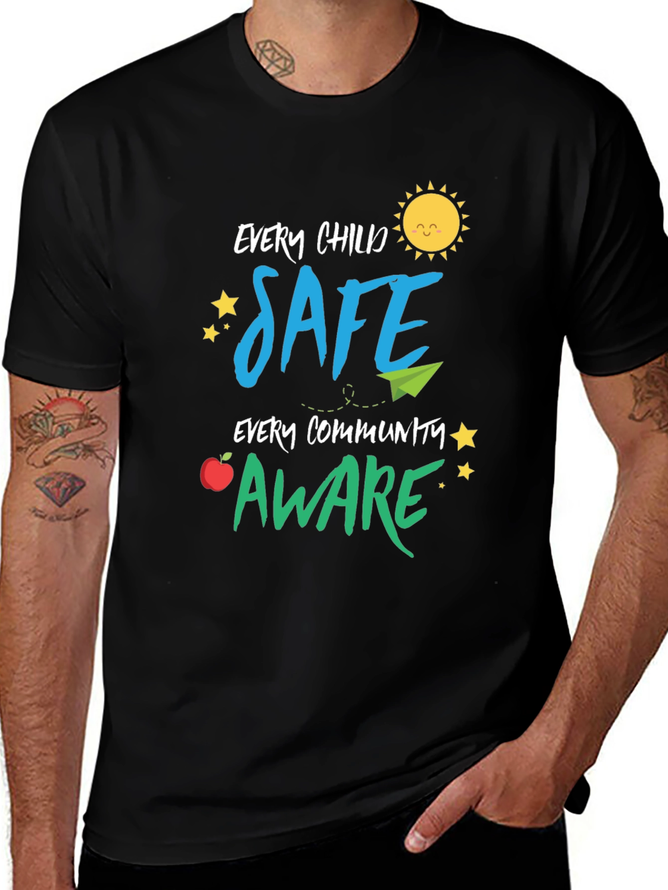 Every Child Safe Aware Graphic T-Shirt
