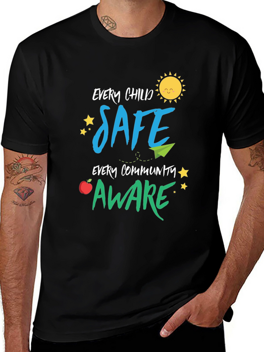 Every Child Safe Aware Graphic T-Shirt