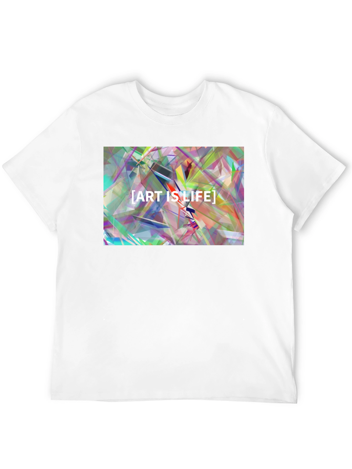 Art is Life Abstract T-Shirt - Modern Graphic Tee