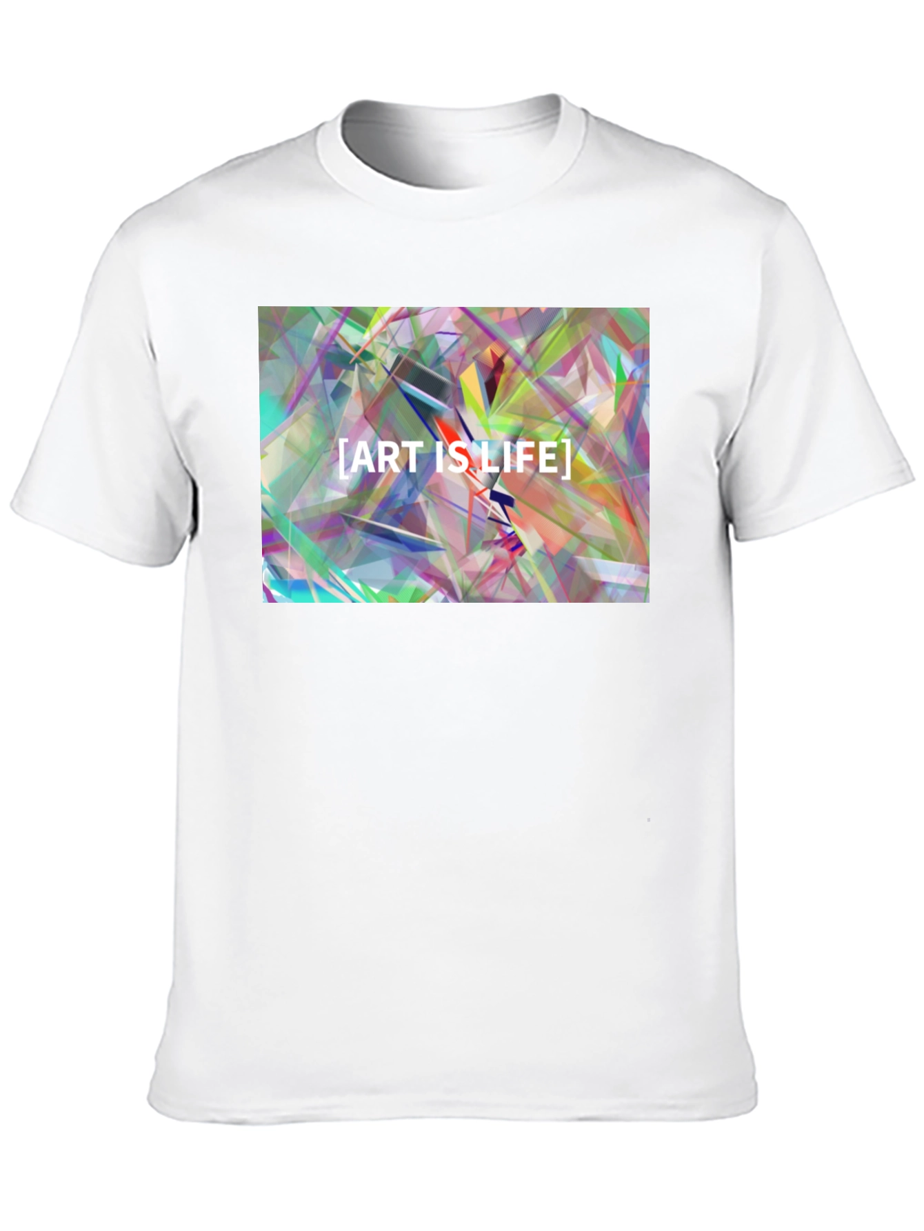 Art is Life Abstract T-Shirt - Modern Graphic Tee