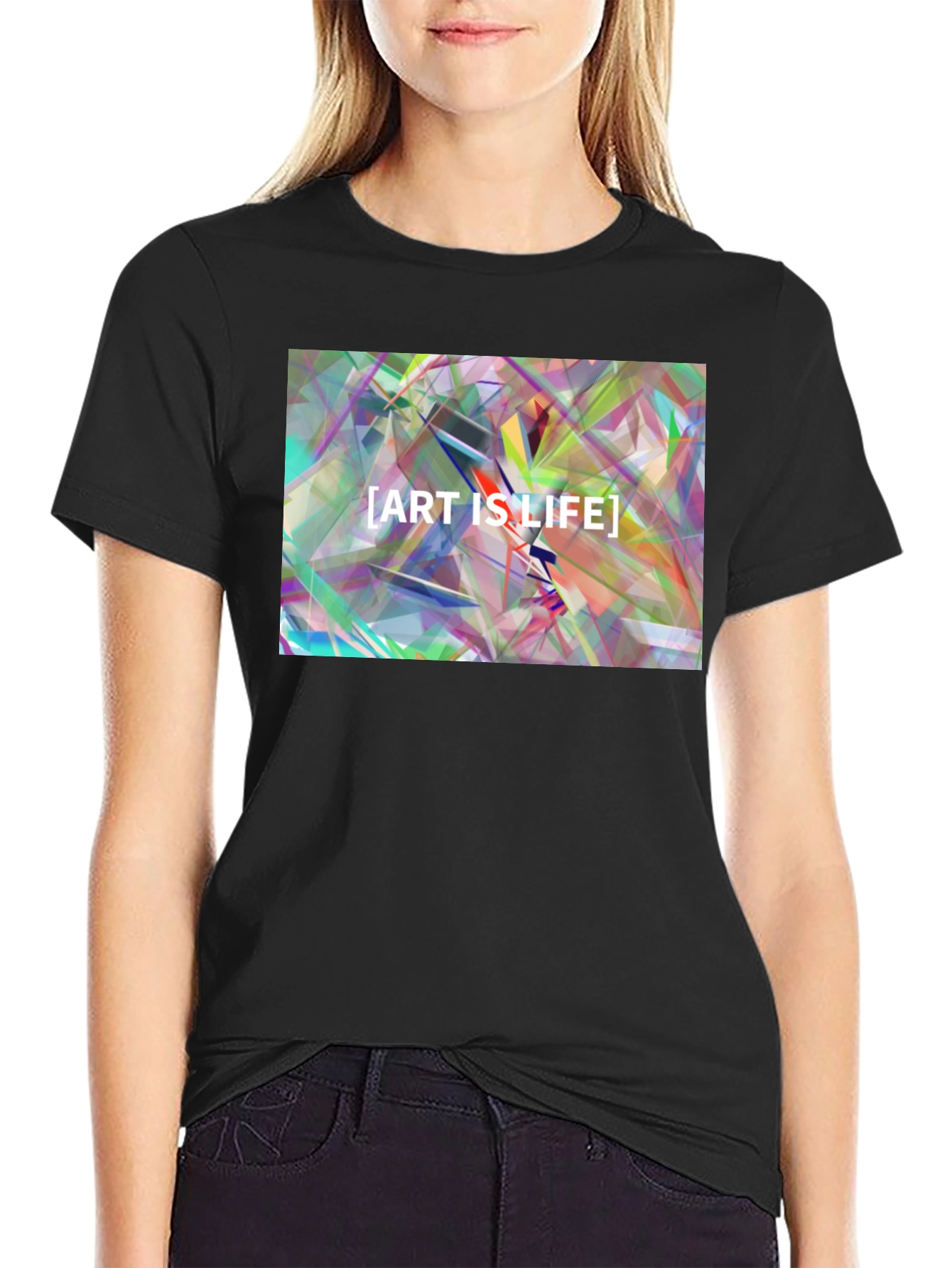 Art is Life Abstract T-Shirt - Modern Graphic Tee