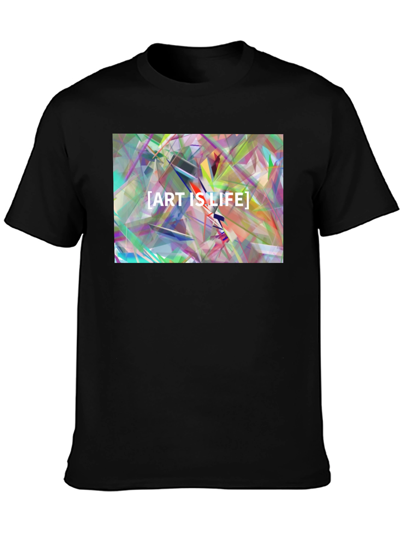 Art is Life Abstract T-Shirt - Modern Graphic Tee