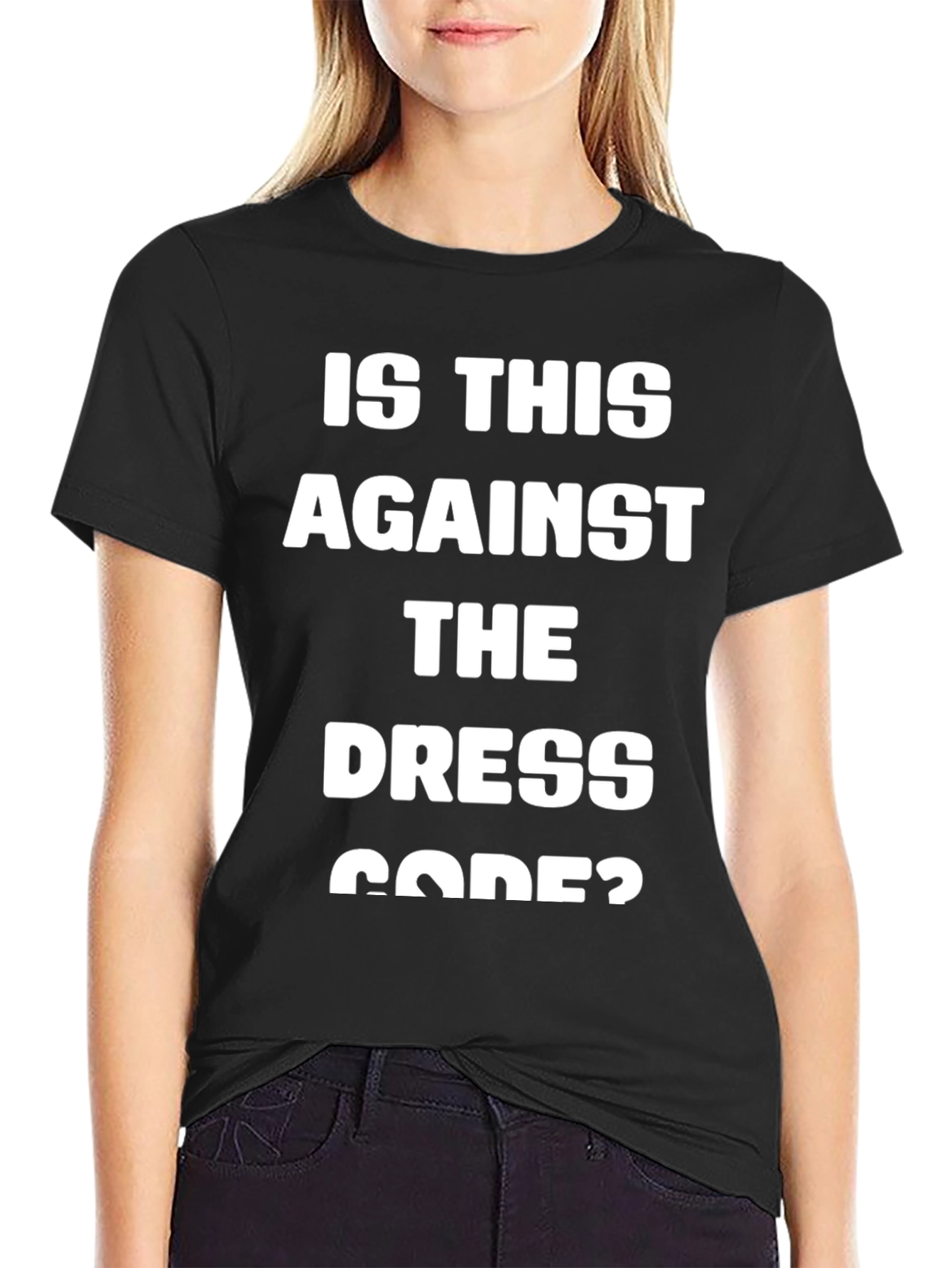 Dress Code Question Tee - Funny Graphic T-Shirt