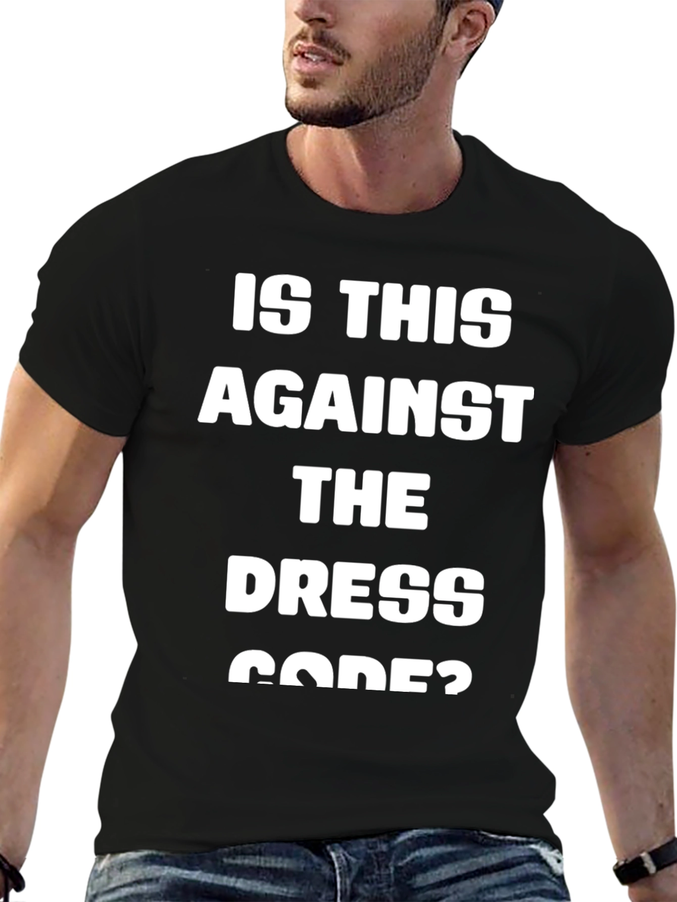Dress Code Question Tee - Funny Graphic T-Shirt