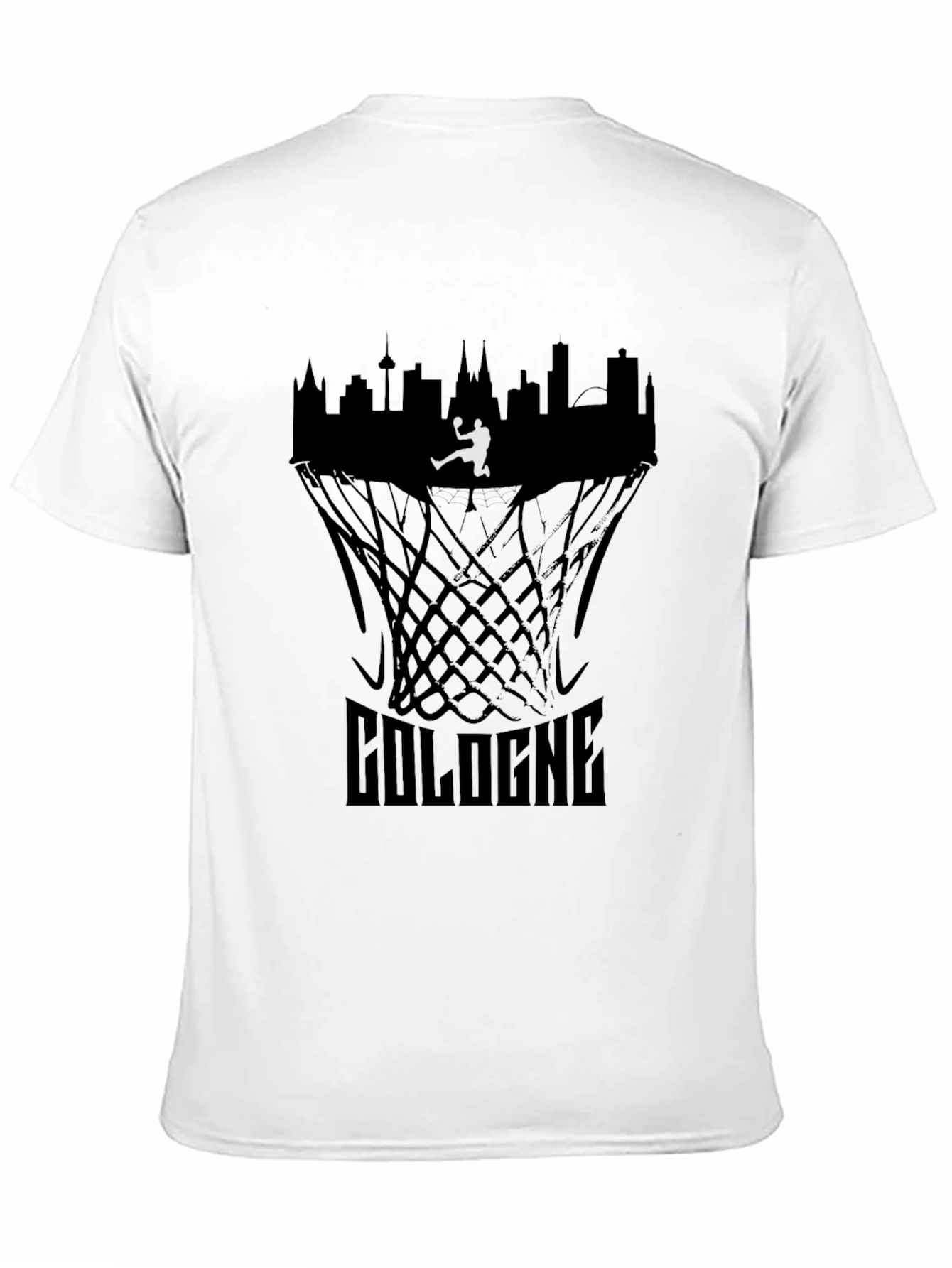 Cologne Basketball T-Shirt - City Skyline Graphic Tee
