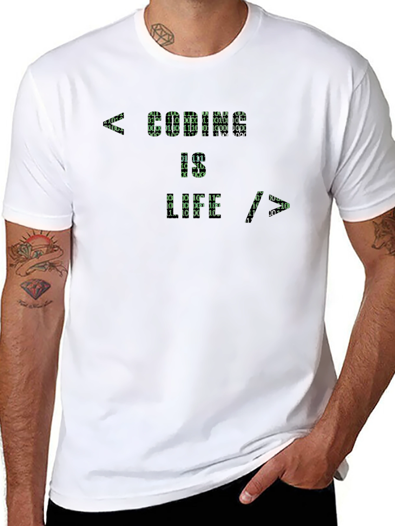 Retro Hacker T-Shirt - Coding Design