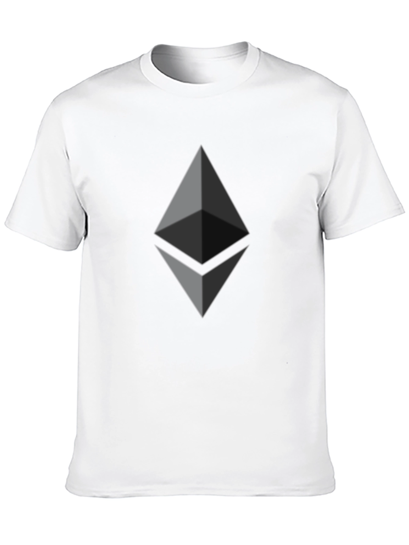 Ethereum Logo Graphic Black T-Shirt