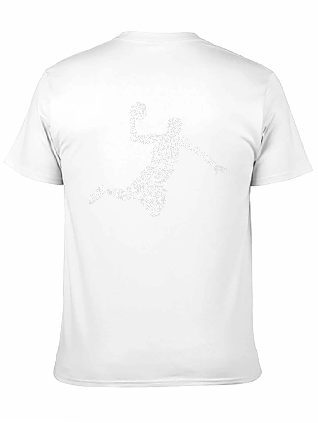 Basketball Word Art T-Shirt
