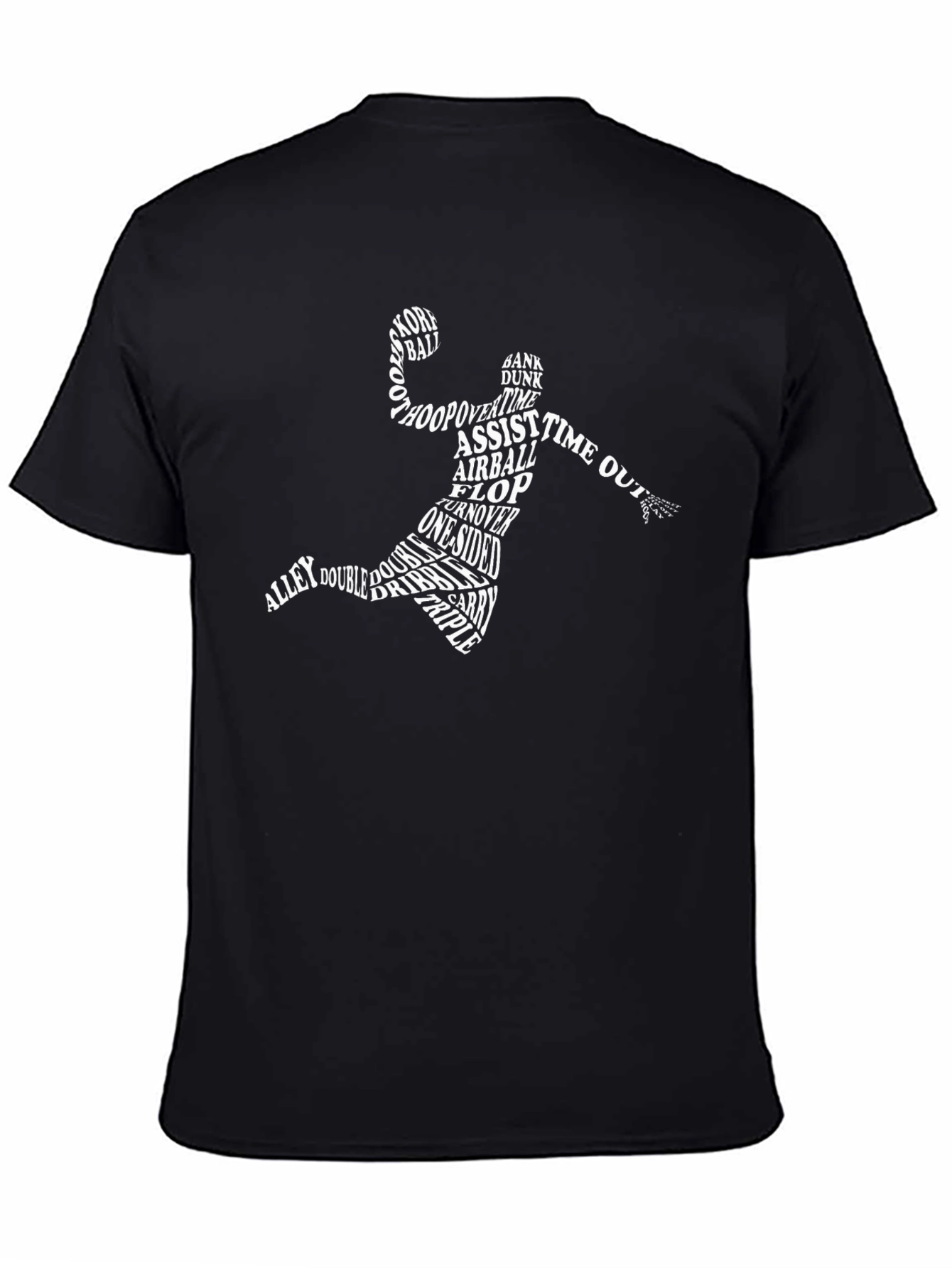 Basketball Word Art T-Shirt
