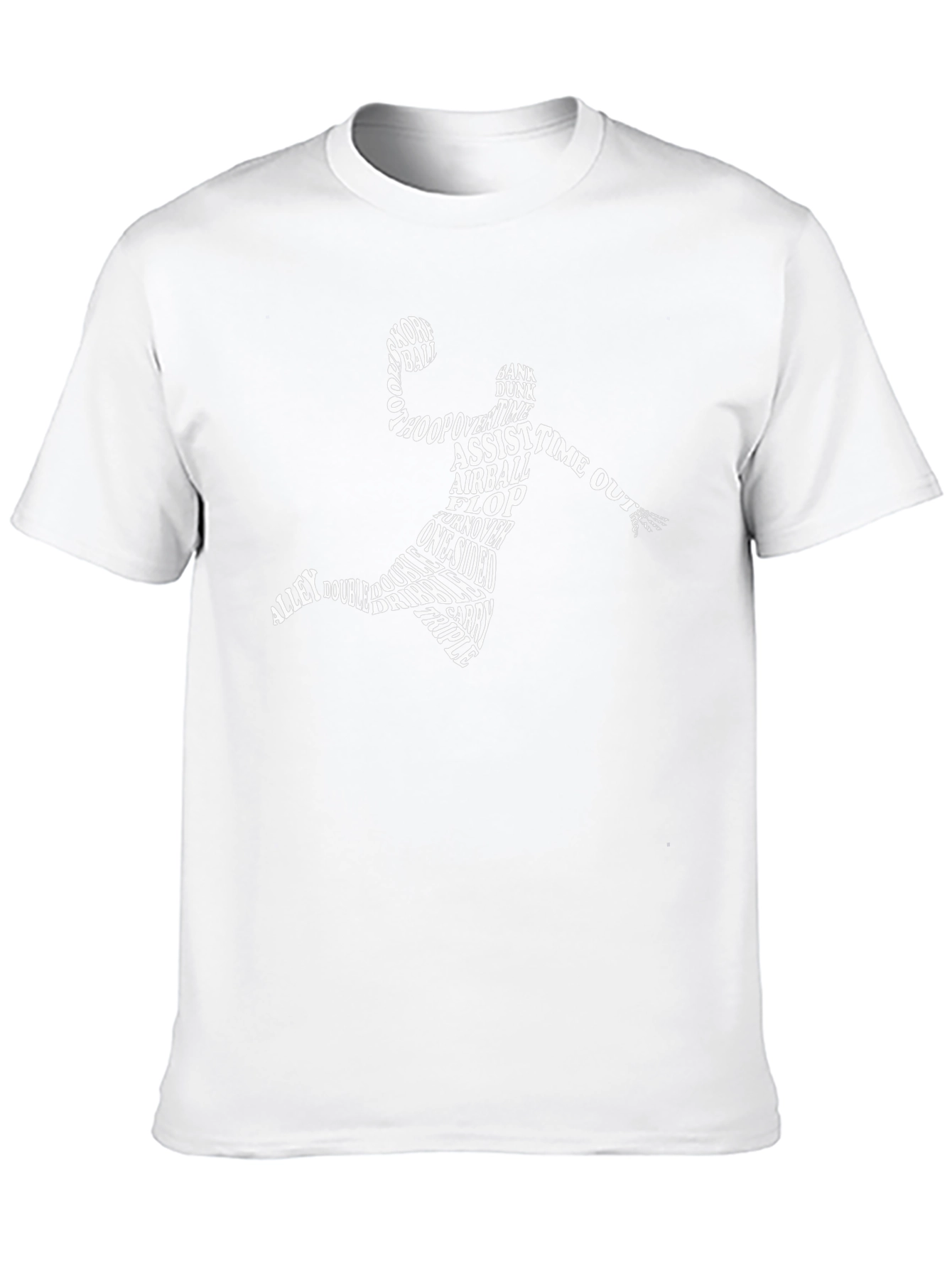 Basketball Word Art T-Shirt