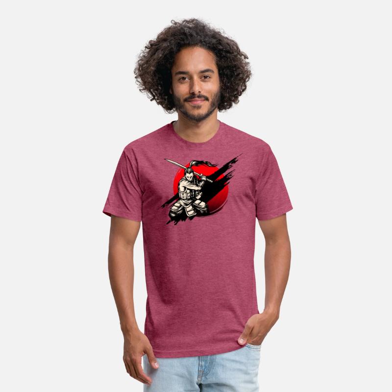 Samurai Warrior Red Sun