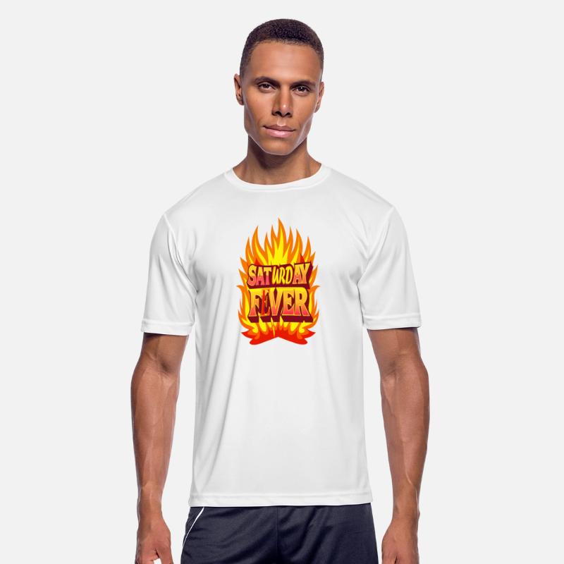 Saturday Fever's Vibrant and Fiery Illustration