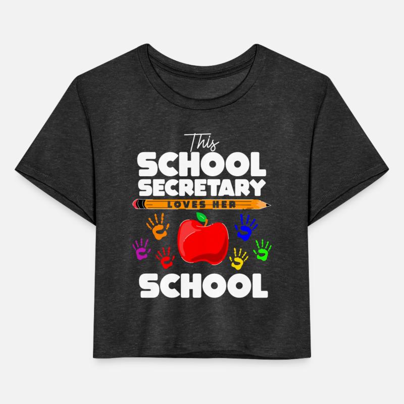 School Secretary Loves Her School