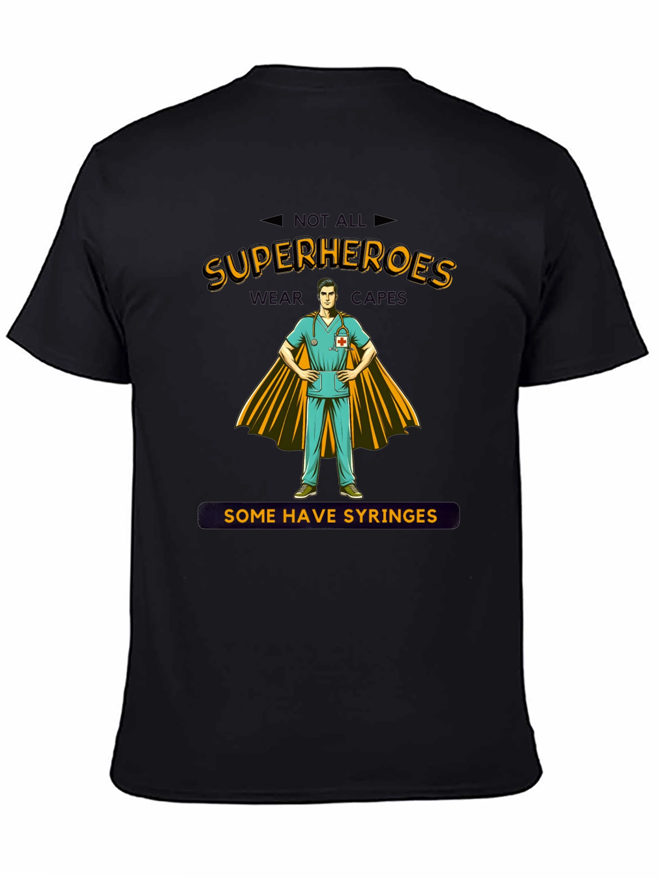 Superhero Nurse T-Shirt - Unique Graphic Tee