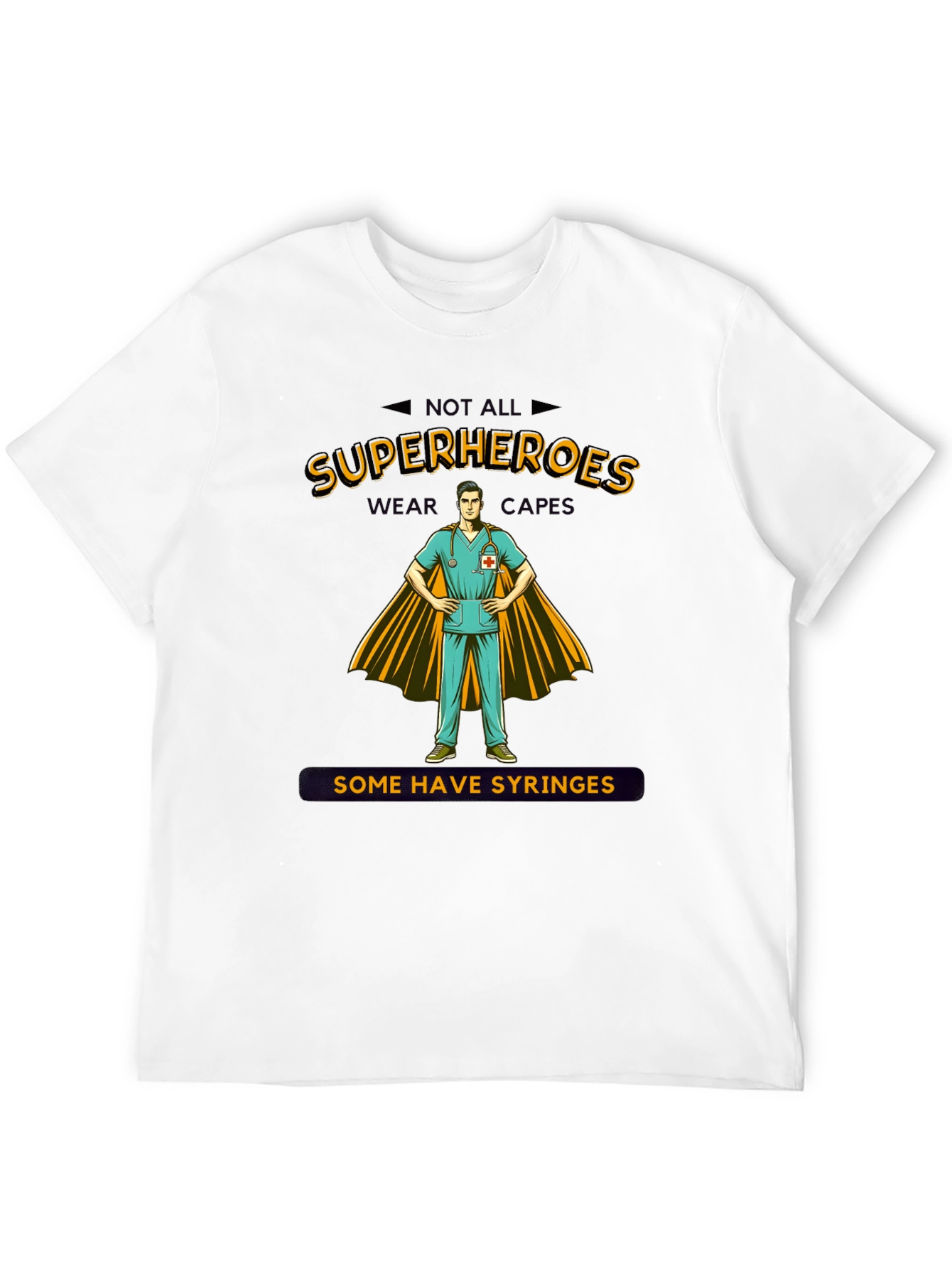 Superhero Nurse T-Shirt - Unique Graphic Tee