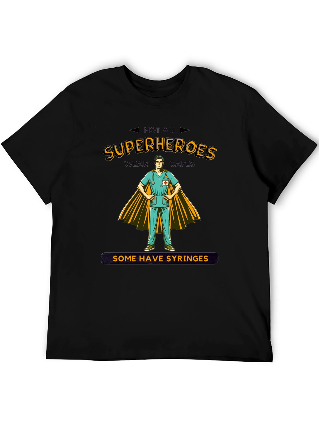 Superhero Nurse T-Shirt - Unique Graphic Tee