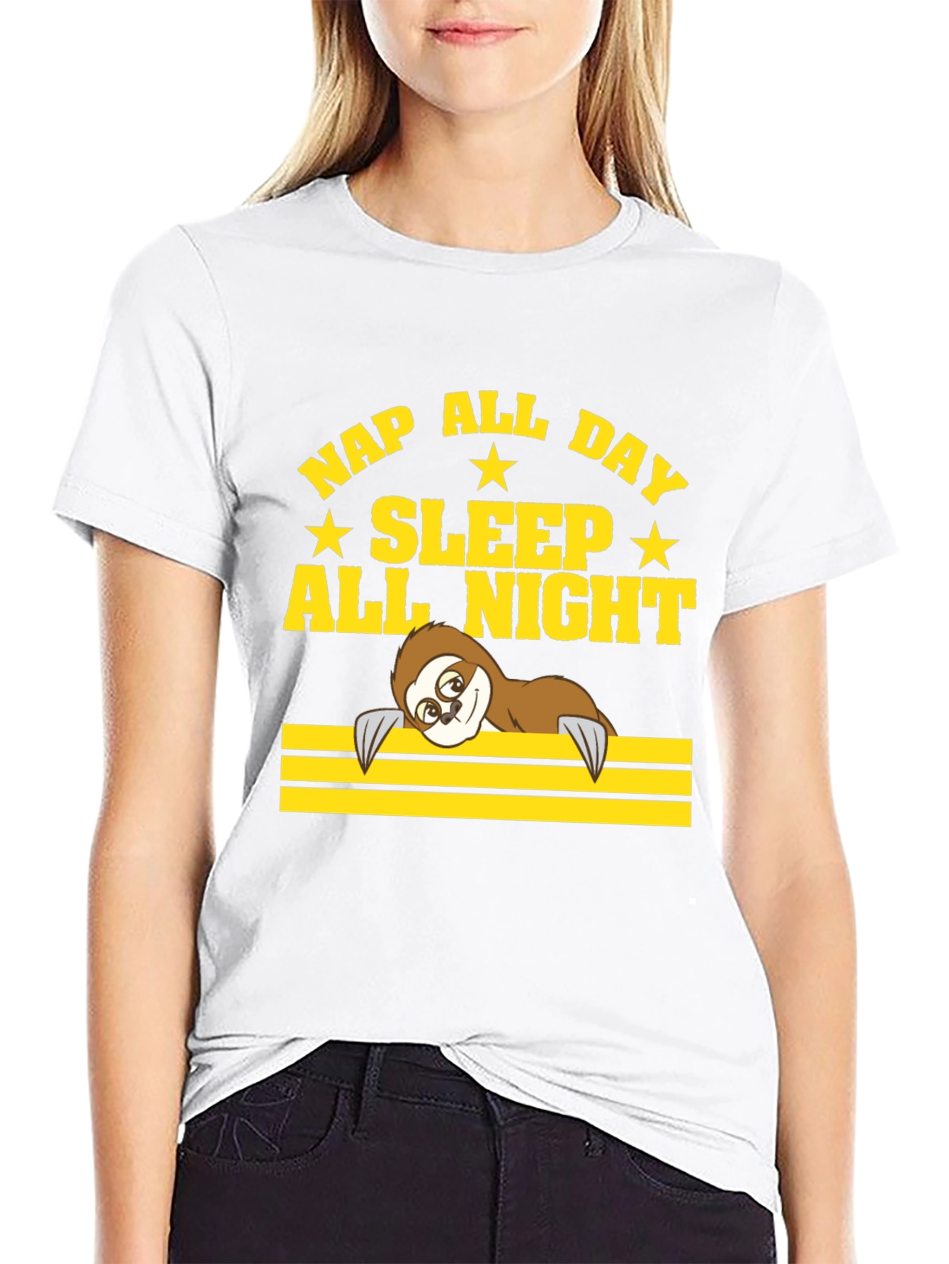 Nap All Day Sloth T-Shirt
