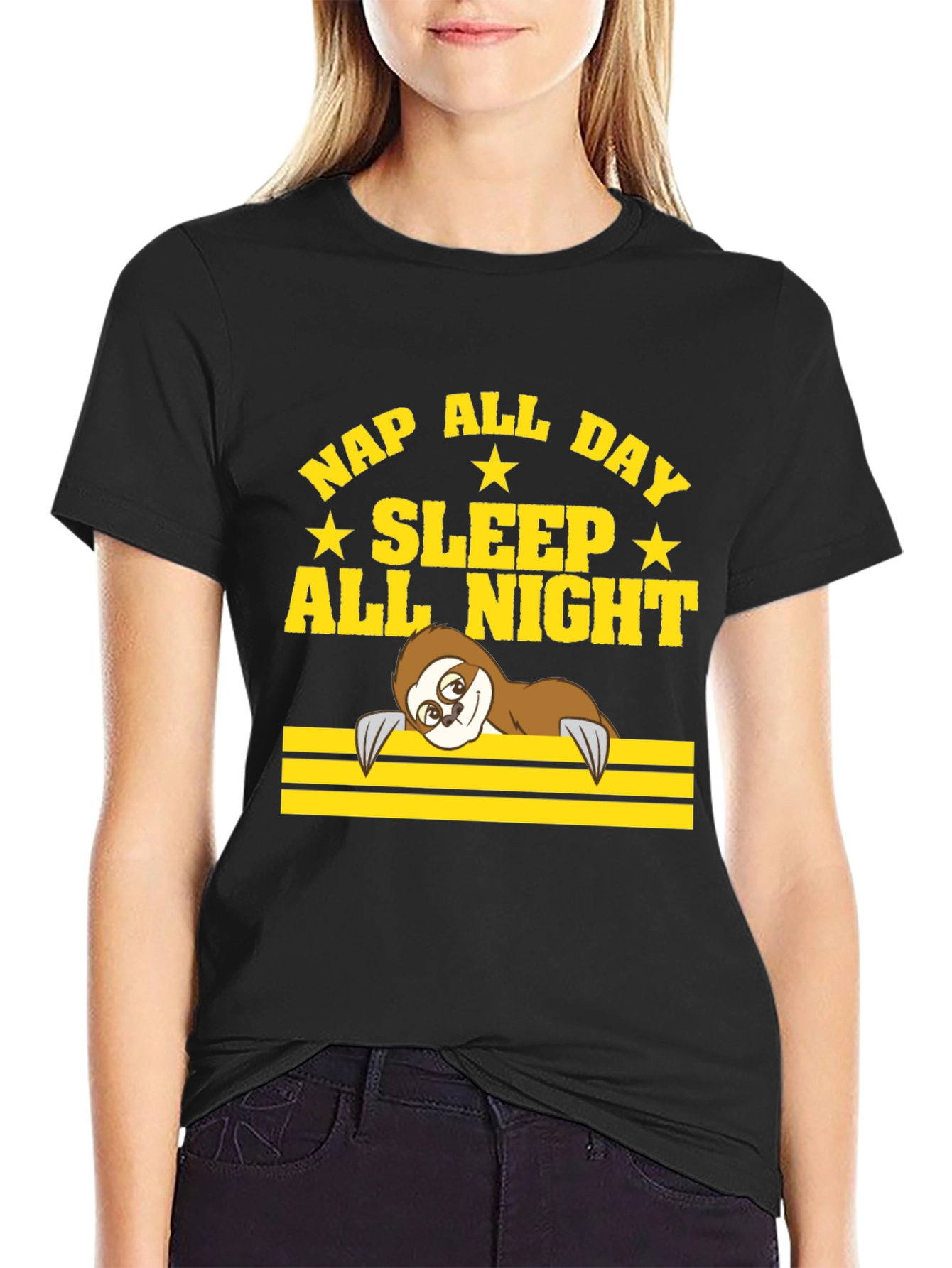 Nap All Day Sloth T-Shirt