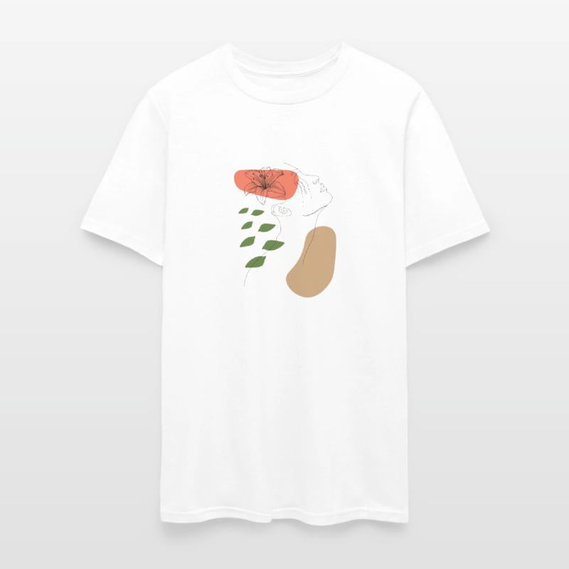 Sensual woman with flower