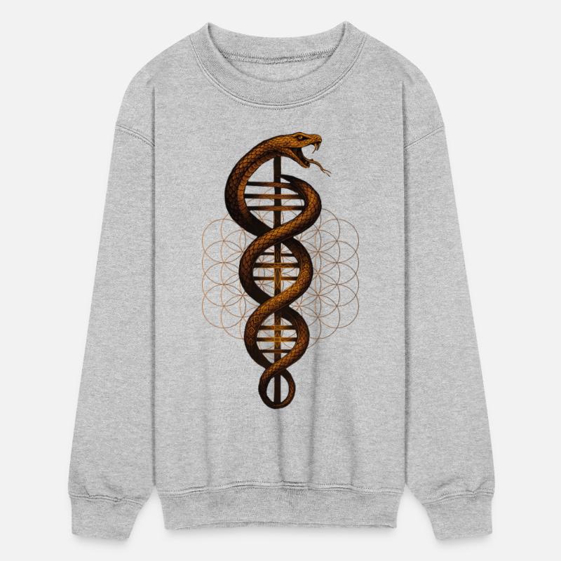 Serpent and Flower of Life Symbol