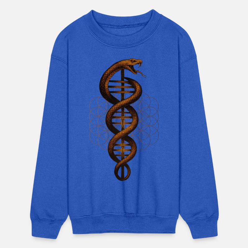 Serpent and Flower of Life Symbol