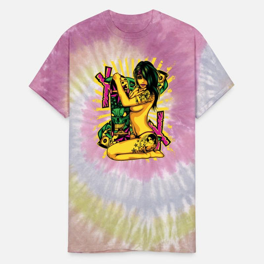 Sexy Woman Skateboarding Beauty