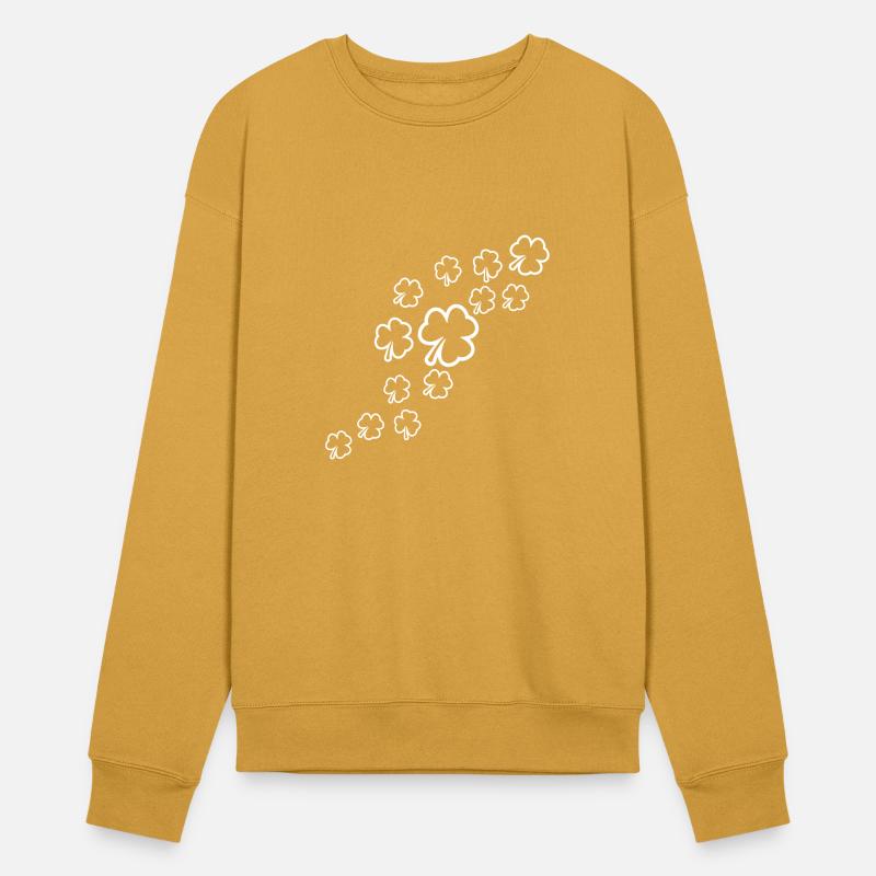 Shamrock Many Trefoil Leaves Green Pattern Cool