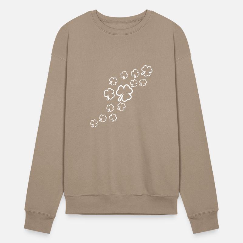 Shamrock Many Trefoil Leaves Green Pattern Cool