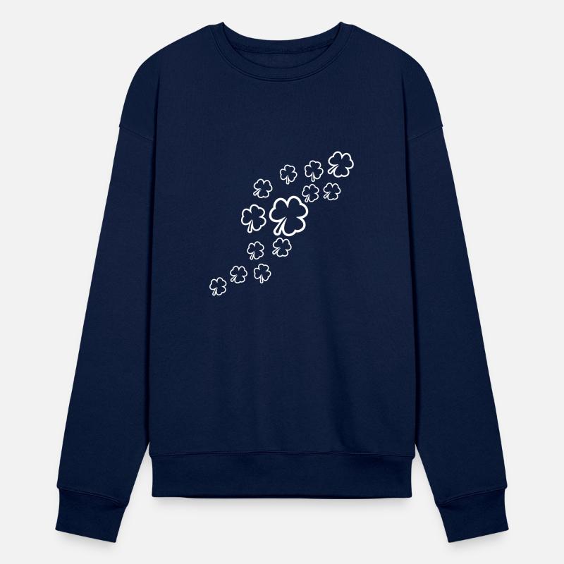 Shamrock Many Trefoil Leaves Green Pattern Cool