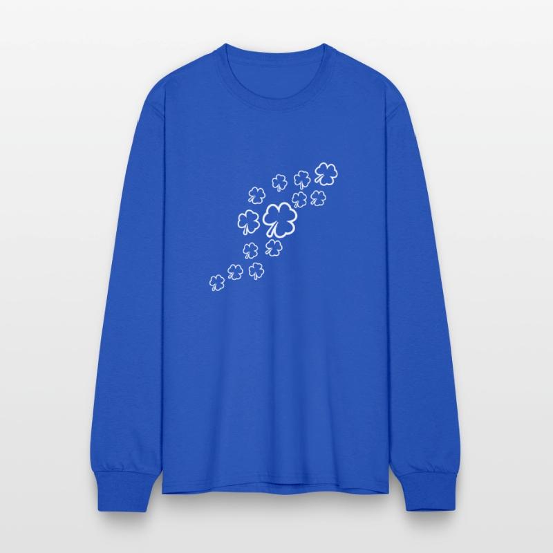 Shamrock Many Trefoil Leaves Green Pattern Cool