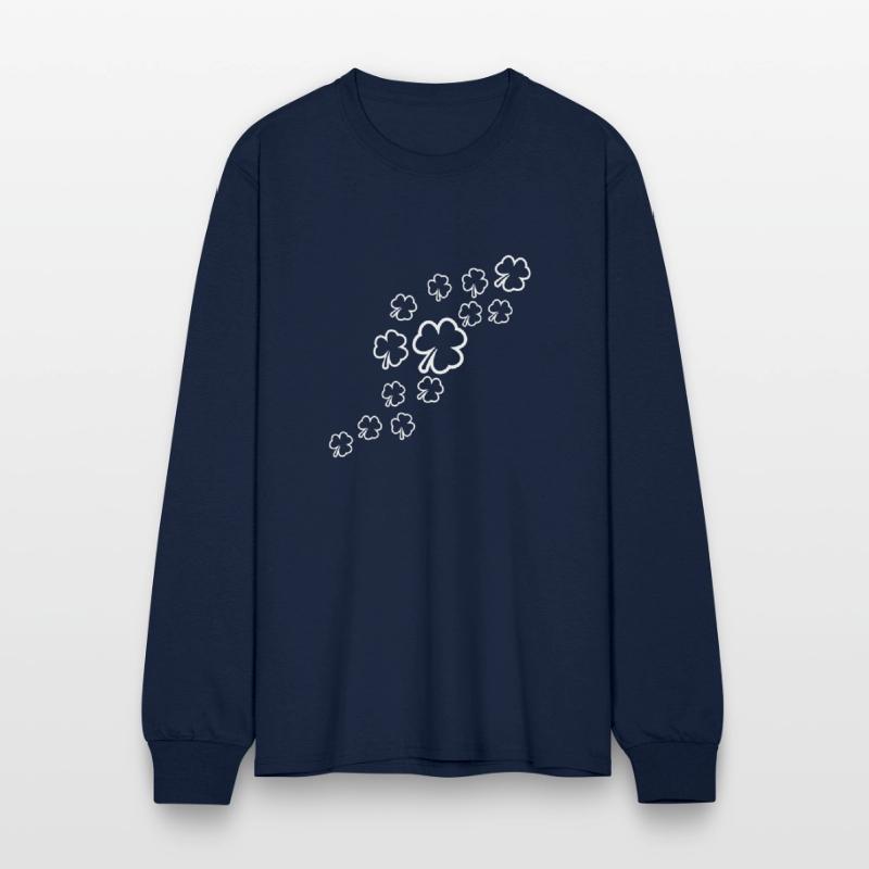 Shamrock Many Trefoil Leaves Green Pattern Cool