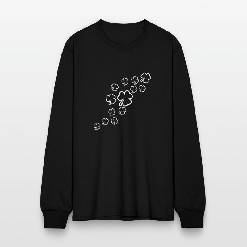 Shamrock Many Trefoil Leaves Green Pattern Cool