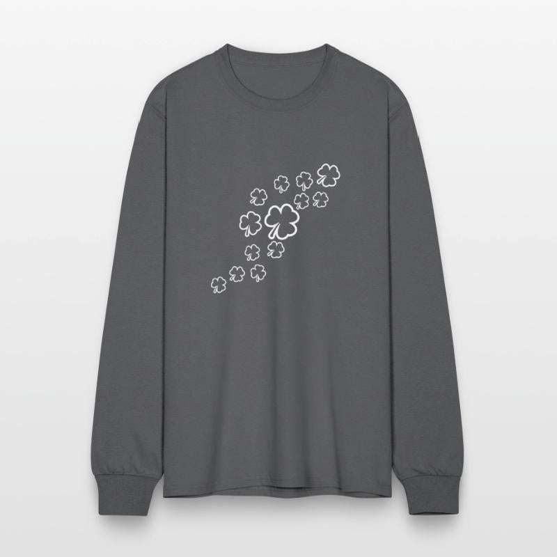 Shamrock Many Trefoil Leaves Green Pattern Cool