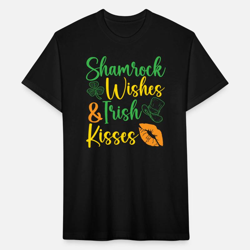 Shamrock Wishes And Irish Kisses St. Patricks Day