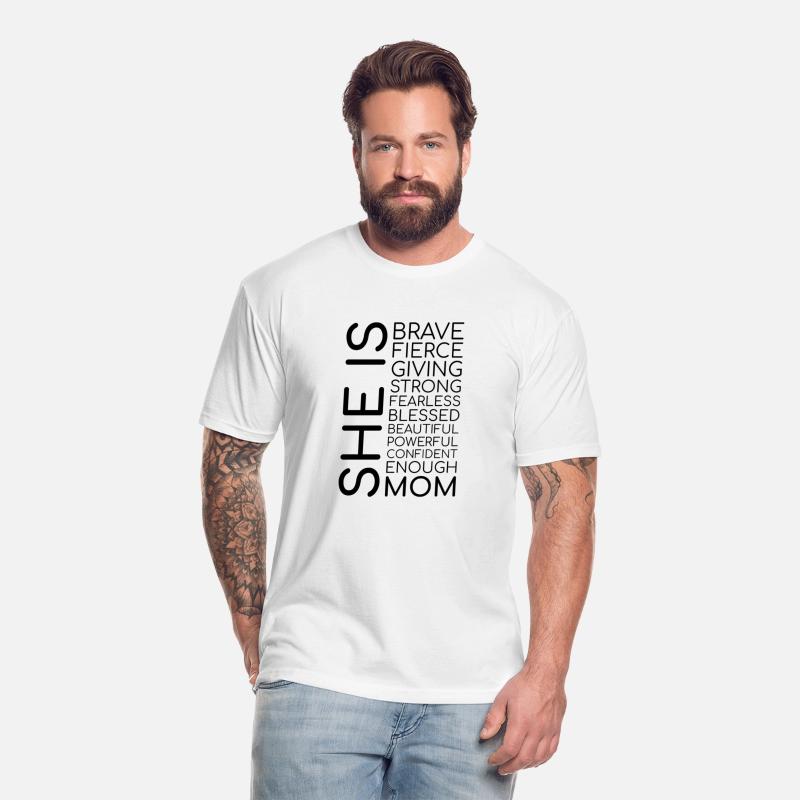 SHE Is Mom Vertical Words