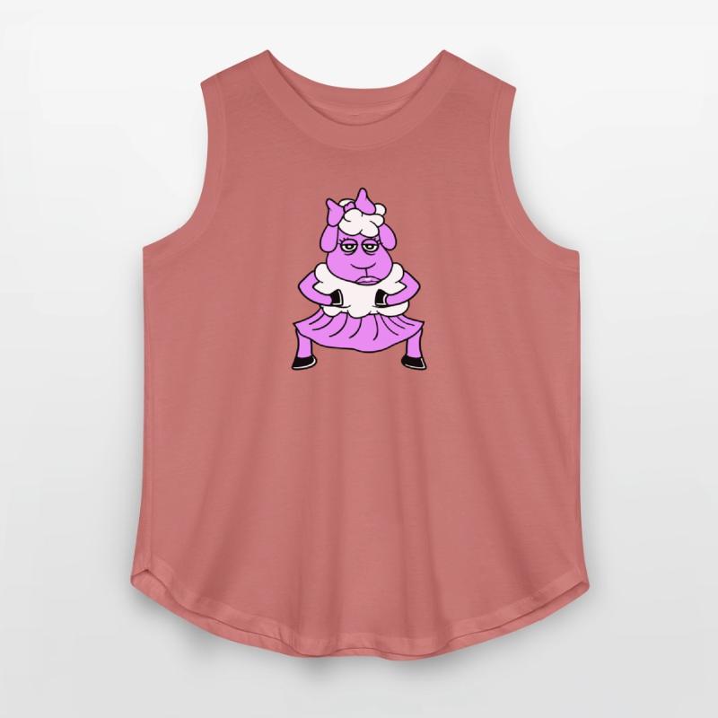 Sheep Girl Woman Female Pretty Tired Dancing Skirt