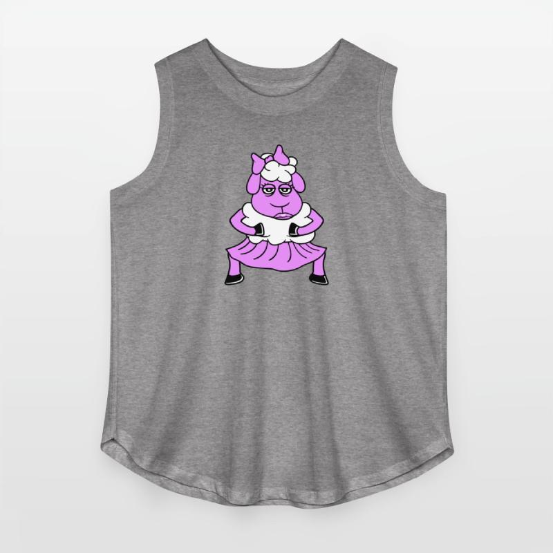 Sheep Girl Woman Female Pretty Tired Dancing Skirt